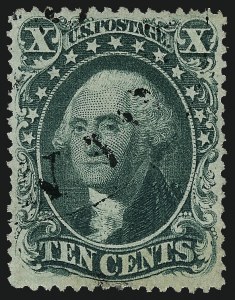 Sale Number 1032, Lot Number 3087, 5c-90c 1857-60 Issue (Scott 27-39) Sale Number 1032, Lot Number 3087, 5c-90c 1857-60 Issue (Scott 27-39)