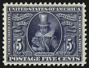 Sale Number 1034, Lot Number 316, Louisiana Purchase and Jamestown Issues (Scott 323-330) Sale Number 1034, Lot Number 316, Louisiana Purchase and Jamestown Issues (Scott 323-330)