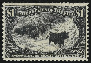 Sale 1037, Lot 1921, 1898 Trans-Mississippi Issue (Scott 285-293), $1.00 Trans-Mississippi (292) Sale 1037, Lot 1921, 1898 Trans-Mississippi Issue (Scott 285-293)