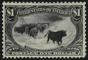 Sale 1037, Lot 1922, 1898 Trans-Mississippi Issue (Scott 285-293), $1.00 Trans-Mississippi (292) Sale 1037, Lot 1922, 1898 Trans-Mississippi Issue (Scott 285-293)