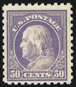 Sale 1037, Lot 2539, U.S. Stamps Group Lots by Issue, 1c-50c 1913-15 Issue (424-440) Sale 1037, Lot 2539, U.S. Stamps Group Lots by Issue