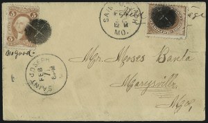 Sale 1037, Lot 2828, Air Post, Postage Due, Officials, Large Numeral Postage Due Issue Domestic Covers Sale 1037, Lot 2828, Air Post, Postage Due, Officials