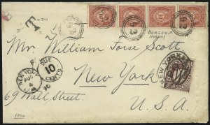 Sale 1037, Lot 2829, Air Post, Postage Due, Officials, Large Numeral Postage Due Issue Covers of Foreign Origin Sale 1037, Lot 2829, Air Post, Postage Due, Officials