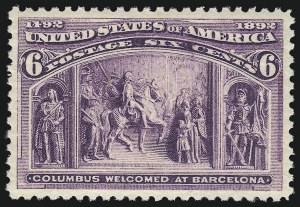 Sale Number 1050, Lot Number 348, 1c-50c 1893 Columbian Issue (Scott 230-240) Sale Number 1050, Lot Number 348, 1c-50c 1893 Columbian Issue (Scott 230-240)