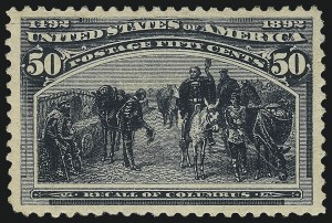 Sale Number 1050, Lot Number 363, 1c-50c 1893 Columbian Issue (Scott 230-240) Sale Number 1050, Lot Number 363, 1c-50c 1893 Columbian Issue (Scott 230-240)