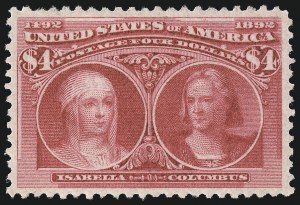 Sale Number 1050, Lot Number 386, $1.00-$5.00 1893 Columbian Issue (Scott 241-245) Sale Number 1050, Lot Number 386, $1.00-$5.00 1893 Columbian Issue (Scott 241-245)