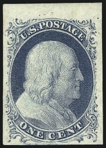 Sale Number 1057, Lot Number 555, 1851-56 Issue (Scott 6-17) Sale Number 1057, Lot Number 555, 1851-56 Issue (Scott 6-17)