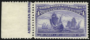 Sale Number 1061, Lot Number 3672, 1c-30c 1893 Columbian Issue (Scott 230-239) Sale Number 1061, Lot Number 3672, 1c-30c 1893 Columbian Issue (Scott 230-239)
