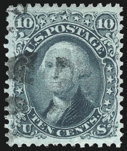 Sale 1062, Lot 272, 1867-68 Grilled Issue (Scott 79-101), 10c Green, E. Grill (89) Sale 1062, Lot 272, 1867-68 Grilled Issue (Scott 79-101)