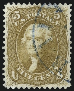Sale Number 1067, Lot Number 1021, 1861-66 Issue (Scott 61-70c) Sale Number 1067, Lot Number 1021, 1861-66 Issue (Scott 61-70c)