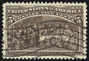 Sale Number 1084, Lot Number 3533, 1893 Columbian Issue (Scott 230-245) Sale Number 1084, Lot Number 3533, 1893 Columbian Issue (Scott 230-245)