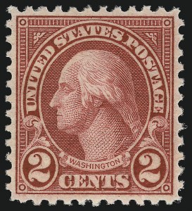 Sale 1092, Lot 1373, 1922-29 and Later Issues (Scott 551-3069a), 2c Carmine, Rotary, Perf 11 (595) Sale 1092, Lot 1373, 1922-29 and Later Issues (Scott 551-3069a)