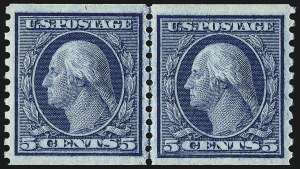 Sale Number 1093, Lot Number 370, 1914-16 Rotary Press Coils (Scott 448-459) Sale Number 1093, Lot Number 370, 1914-16 Rotary Press Coils (Scott 448-459)