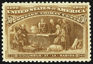 Sale Number 1107, Lot Number 322, 1c-30c 1893 Columbian Issue (Scott 230-239) Sale Number 1107, Lot Number 322, 1c-30c 1893 Columbian Issue (Scott 230-239)