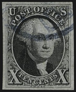 Sale Number 1107, Lot Number 35, 1847 Issue (Scott 1-2) Sale Number 1107, Lot Number 35, 1847 Issue (Scott 1-2)