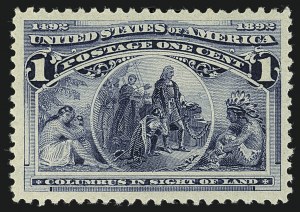 Sale Number 1111, Lot Number 123, 1893 Columbian Issue (Scott 230-245) Sale Number 1111, Lot Number 123, 1893 Columbian Issue (Scott 230-245)