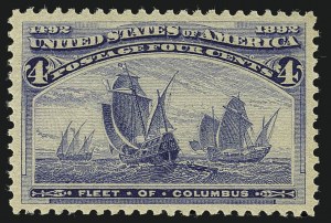 Sale Number 1111, Lot Number 131, 1893 Columbian Issue (Scott 230-245) Sale Number 1111, Lot Number 131, 1893 Columbian Issue (Scott 230-245)
