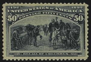 Sale Number 1111, Lot Number 140, 1893 Columbian Issue (Scott 230-245) Sale Number 1111, Lot Number 140, 1893 Columbian Issue (Scott 230-245)