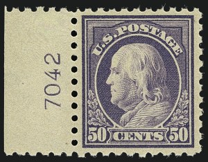 Sale Number 1111, Lot Number 455, 1913-15 Washington-Franklin Issues (Scott 424-440) Sale Number 1111, Lot Number 455, 1913-15 Washington-Franklin Issues (Scott 424-440)