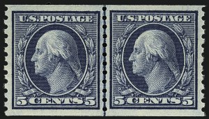 Sale Number 1111, Lot Number 491, 1913-15 Washington-Franklin Issues, Cont. (Scott 449-461) Sale Number 1111, Lot Number 491, 1913-15 Washington-Franklin Issues, Cont. (Scott 449-461)