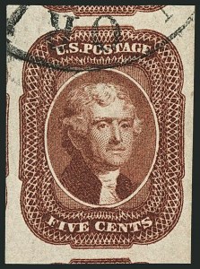 Sale Number 1115, Lot Number 2092, 5c 1851-56 Issue (Scott 12) Sale Number 1115, Lot Number 2092, 5c 1851-56 Issue (Scott 12)