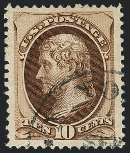 Sale Number 1120, Lot Number 1325, 1870-71 National Bank Note Co. H Grilled Issue (Scott 134-144) Sale Number 1120, Lot Number 1325, 1870-71 National Bank Note Co. H Grilled Issue (Scott 134-144)