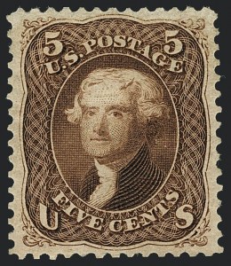 Sale Number 1122, Lot Number 60, 1875 Re-Issue of 1861-66 Issue (Scott 102-111) Sale Number 1122, Lot Number 60, 1875 Re-Issue of 1861-66 Issue (Scott 102-111)