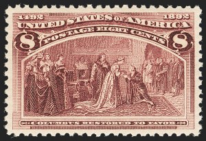 Sale Number 1134, Lot Number 189, 1893 Columbian Issue (Scott 230-245) Sale Number 1134, Lot Number 189, 1893 Columbian Issue (Scott 230-245)