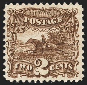 Sale 1140, Lot 469, 1869 Pictorial Issue (Scott 112-122), 2c Brown (113) Sale 1140, Lot 469, 1869 Pictorial Issue (Scott 112-122)