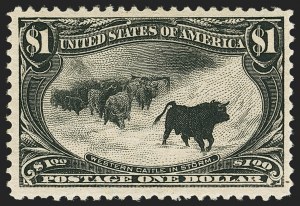 Sale 1140, Lot 702, $1.00-$2.00 1898 Trans-Mississippi Issue (Scott 292-293), $1.00 Trans-Mississippi (292) Sale 1140, Lot 702, $1.00-$2.00 1898 Trans-Mississippi Issue (Scott 292-293)
