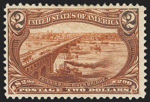 Sale 1140, Lot 714, $1.00-$2.00 1898 Trans-Mississippi Issue (Scott 292-293), $2.00 Trans-Mississippi (293) Sale 1140, Lot 714, $1.00-$2.00 1898 Trans-Mississippi Issue (Scott 292-293)