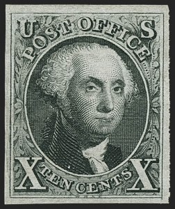 Sale 1145, Lot 314, New York Postmasters Provisional thru 1847 Issue, 10c Black, Reproduction (4) Sale 1145, Lot 314, New York Postmasters Provisional thru 1847 Issue