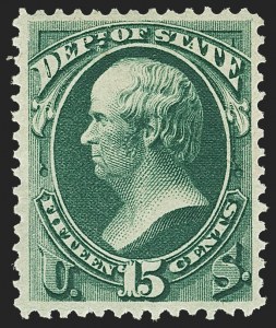 Sale 1150, Lot 1185, Officials: State Department, 15c State (O64) Sale 1150, Lot 1185, Officials: State Department