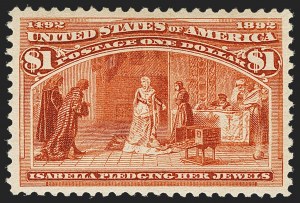 Sale Number 1150, Lot Number 842, 1893 Columbian Issue (Scott 230-245) Sale Number 1150, Lot Number 842, 1893 Columbian Issue (Scott 230-245)
