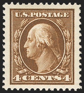 Sale Number 1156, Lot Number 3544, 1910-13 Washington-Franklin Issue (Scott 374-396) Sale Number 1156, Lot Number 3544, 1910-13 Washington-Franklin Issue (Scott 374-396)