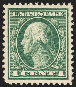 Sale Number 1156, Lot Number 3568, 1912-14 Washington-Franklin Issues (Scott 405-423) Sale Number 1156, Lot Number 3568, 1912-14 Washington-Franklin Issues (Scott 405-423)