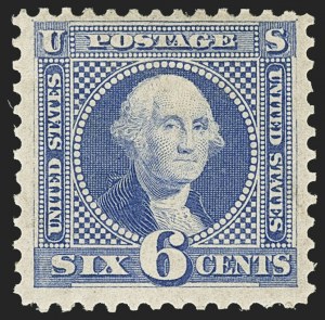 Sale 1162, Lot 229, 1875 Re-Issue of 1869 Pictorial Issue (Scott 123-133a), 6c Blue, Re-Issue (126) Sale 1162, Lot 229, 1875 Re-Issue of 1869 Pictorial Issue (Scott 123-133a)
