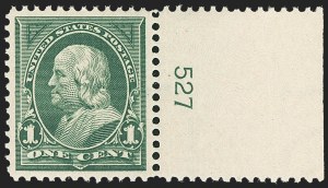 Sale Number 1162, Lot Number 377, 1895 Watermarked Bureau Issue (Scott 264-278) Sale Number 1162, Lot Number 377, 1895 Watermarked Bureau Issue (Scott 264-278)