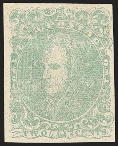 Sale 1162, Lot 829, Confederate States, 2c Green (3) Sale 1162, Lot 829, Confederate States