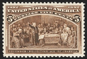 Sale Number 1163, Lot Number 171, 1893 Columbian Issue (Scott 230-245) Sale Number 1163, Lot Number 171, 1893 Columbian Issue (Scott 230-245)