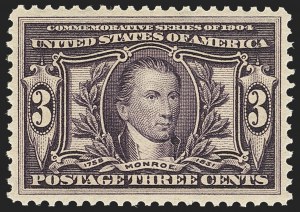 Sale Number 1163, Lot Number 249, 1904 Louisiana Purchase Issue (Scott 323-327) Sale Number 1163, Lot Number 249, 1904 Louisiana Purchase Issue (Scott 323-327)
