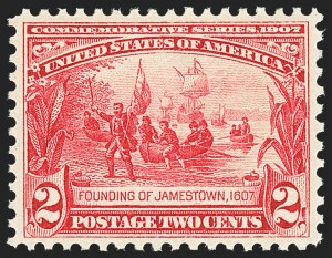 Sale Number 1163, Lot Number 253, 1907 Jamestown Issue (Scott 328-330) Sale Number 1163, Lot Number 253, 1907 Jamestown Issue (Scott 328-330)