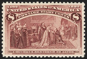 Sale Number 1166, Lot Number 832, 1893 Columbian Issue (Scott 230-245) Sale Number 1166, Lot Number 832, 1893 Columbian Issue (Scott 230-245)