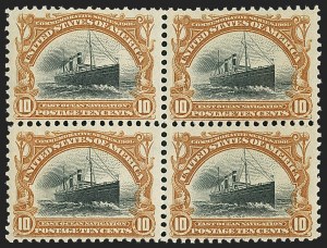 Sale 1166, Lot 910, 1901 Pan-American Issue (Scott 294-299), 10c Pan-American (299) Sale 1166, Lot 910, 1901 Pan-American Issue (Scott 294-299)