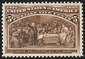 Sale Number 1179, Lot Number 2239, 1c-50c 1893 Columbian Issue (Scott 230-240) Sale Number 1179, Lot Number 2239, 1c-50c 1893 Columbian Issue (Scott 230-240)