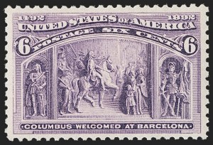Sale Number 1179, Lot Number 2244, 1c-50c 1893 Columbian Issue (Scott 230-240) Sale Number 1179, Lot Number 2244, 1c-50c 1893 Columbian Issue (Scott 230-240)