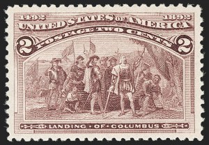 Sale Number 1187, Lot Number 355, 1893 Columbian Issue (Scott 230-245) Sale Number 1187, Lot Number 355, 1893 Columbian Issue (Scott 230-245)