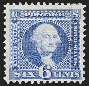 Sale 1192, Lot 206, 1869 Pictorial Issue (Scott 112-122), 6c Ultramarine (115) Sale 1192, Lot 206, 1869 Pictorial Issue (Scott 112-122)