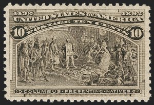 Sale Number 1199, Lot Number 1312, 1893 Columbian Issue (Scott 230-245) Sale Number 1199, Lot Number 1312, 1893 Columbian Issue (Scott 230-245)