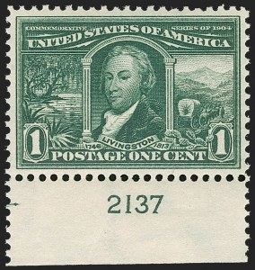 Sale Number 1199, Lot Number 1430, 1904 Louisiana Purchase Issue (Scott 323-327) Sale Number 1199, Lot Number 1430, 1904 Louisiana Purchase Issue (Scott 323-327)